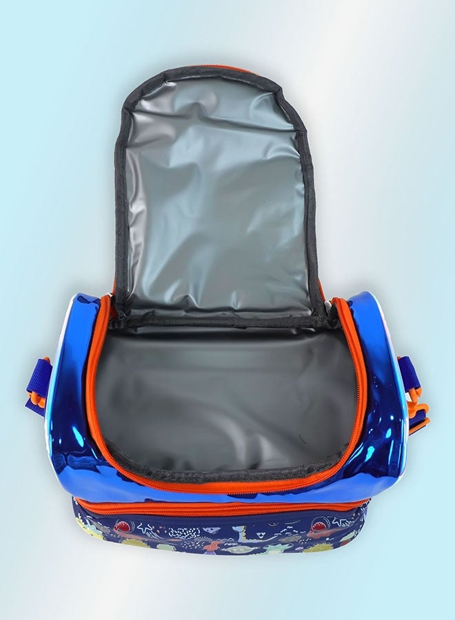 Little Surpise Box,Dino Theme Double Compartment Insulated Lunch Bag For Kids - Image 5